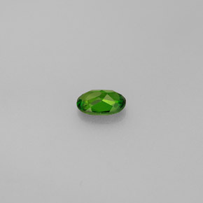 Diopsido de cromo verde natural de 0,36 ct, corte óvalo, VS