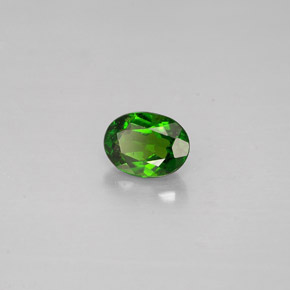 diópsido de cromo Verde natural de 0.40 ct, Corte Óvalo, VS