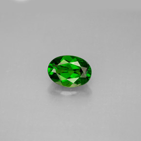 diópsido de cromo Verde natural de 0.98 ct, Corte Óvalo, VS