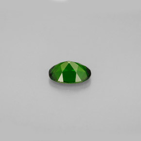 Diopsido de cromo verde natural de 0,80 ct, corte óvalo, VS