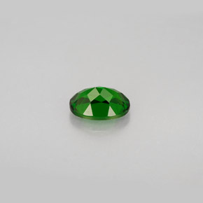 Diopsido de cromo verde natural de 0,88 ct, corte óvalo, VS