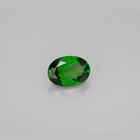 diópsido de cromo Verde natural de 0.86 ct, Corte Óvalo, VS