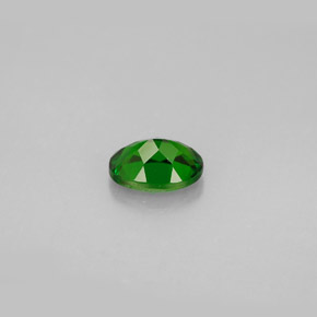 Diopsido de cromo verde natural de 0,87 ct, corte óvalo, VS