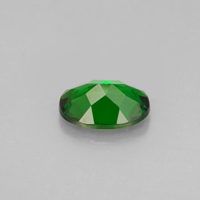 Diopsido de cromo verde natural de 0,80 ct, corte óvalo, VS