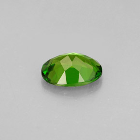 Diopsido de cromo verde natural de 0,79 ct, corte óvalo, VS