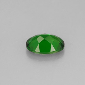 Diopsido de cromo verde natural de 0,79 ct, corte óvalo, VS