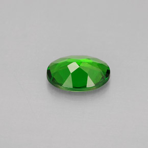 Diopsido de cromo verde natural de 0,71 ct, corte óvalo, VS