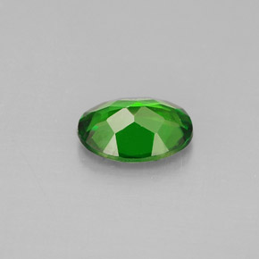 Diopsido de cromo verde natural de 0,77 ct, corte óvalo, VVS-VS