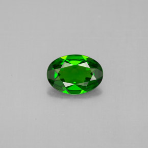 diópsido de cromo Verde natural de 0.62 ct, Corte Óvalo, VS