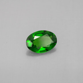 diópsido de cromo Verde natural de 0.62 ct, Corte Óvalo, VS