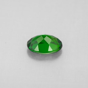 Diopsido de cromo verde natural de 0,88 ct, corte óvalo, VS