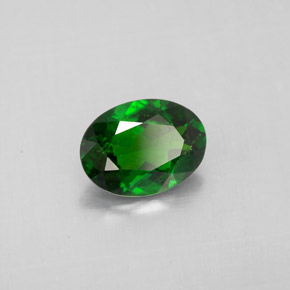 Diopsido de cromo verde natural de 1,15 ct, corte óvalo, VS-SI
