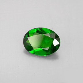 diópsido de cromo Verde natural de 1.10 ct, Corte Óvalo, VS-SI
