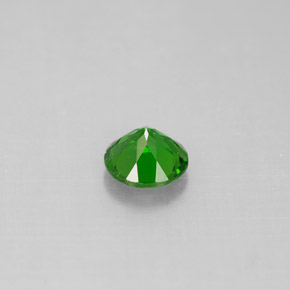 Diopsido de cromo verde natural de 0,49 ct, corte redondo, VS