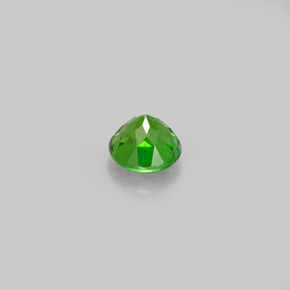 Diopsido de cromo verde natural de 0,56 ct, corte redondo, VS