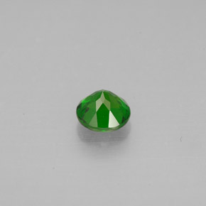 Diopsido de cromo verde natural de 0,49 ct, corte redondo, VS