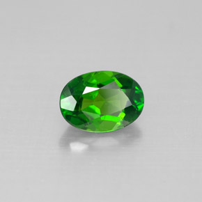 diópsido de cromo Verde natural de 0.94 ct, Corte Óvalo, VS