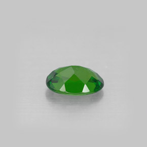 Diopsido de cromo verde natural de 0,87 ct, corte óvalo, VS-SI