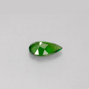Diopsido de cromo verde natural de 0,74 ct, en forma de pera, VS