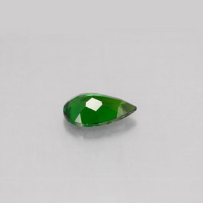 diópsido de cromo Verde natural de 0.68 ct, En forma de pera, VS