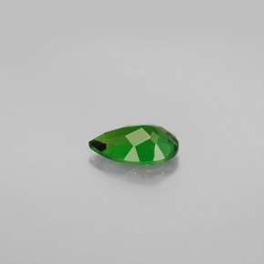 Diopsido de cromo verde natural de 0,83 ct, en forma de pera, VS