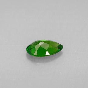 diópsido de cromo Verde natural de 0.82 ct, En forma de pera, VS