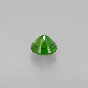 Diopsido de cromo verde natural de 0,54 ct, corte redondo, VS