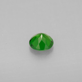 Diopsido de cromo verde natural de 0,49 ct, corte redondo, VS