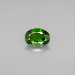 diópsido de cromo Verde natural de 0.83 ct, Corte Óvalo, VS-SI