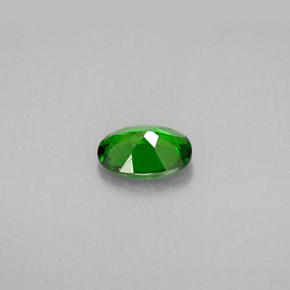 Diopsido de cromo verde natural de 0,73 ct, corte óvalo, VS-SI