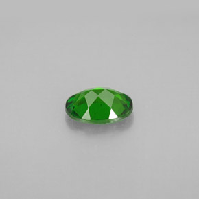 Diopsido de cromo verde natural de 0,87 ct, corte óvalo, VS-SI