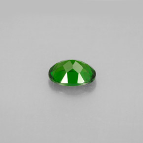 Diopsido de cromo verde natural de 0,88 ct, corte óvalo, VVS-VS