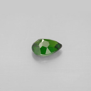 Diopsido de cromo verde natural de 0,88 ct, en forma de pera, VVS