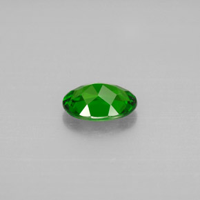 Diopsido de cromo verde natural de 0,78 ct, corte óvalo, VVS-VS