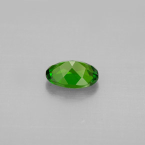 Diopsido de cromo verde natural de 0,86 ct, corte óvalo, VVS-VS