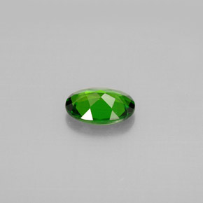 Diopsido de cromo verde natural de 0,77 ct, corte óvalo, VVS-VS