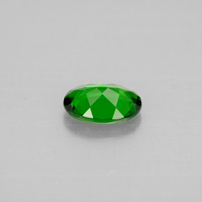 Diopsido de cromo verde natural de 0,72 ct, corte óvalo, VVS-VS