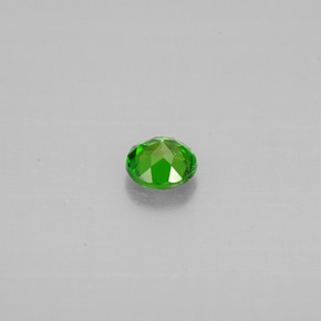 Diopsido de cromo verde natural de 0,27 ct, corte redondo, VVS-VS