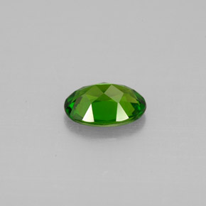 Diopsido de cromo verde natural de 0,75 ct, corte óvalo, VVS-VS