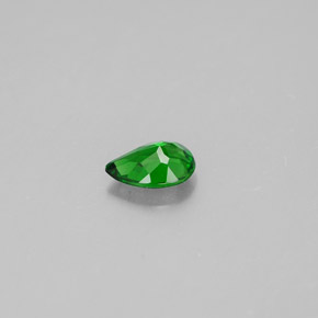 Diopsido de cromo verde natural de 0,31 ct, en forma de pera, VVS