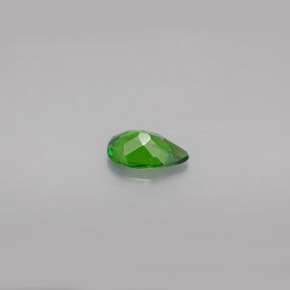 Diopsido de cromo verde natural de 0,48 ct, en forma de pera, VS