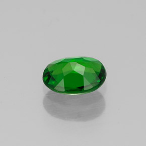 diópsido de cromo Verde natural de 0.56 ct, Corte Óvalo, VVS-VS