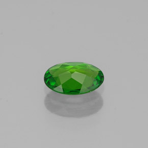 diópsido de cromo Verde natural de 0.45 ct, Corte Óvalo, VVS-VS