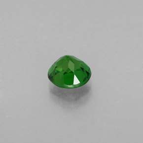 Diopsido de cromo verde natural de 0,48 ct, corte redondo, VS