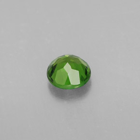 Diopsido de cromo verde natural de 0,49 ct, corte redondo, VS