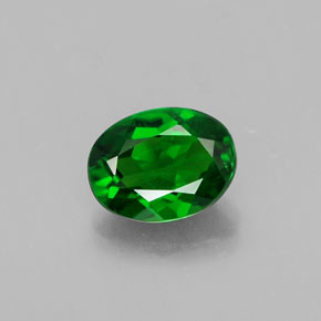 diópsido de cromo Verde natural de 0.83 ct, Corte Óvalo, VS