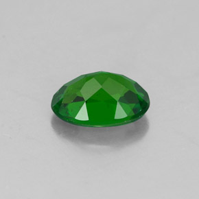 Diopsido de cromo verde natural de 0,82 ct, corte óvalo, VS-SI