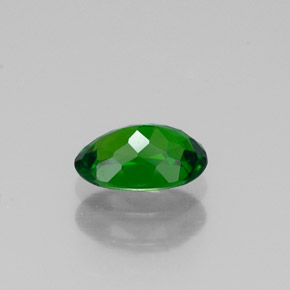 diópsido de cromo Verde natural de 0.58 ct, Corte Óvalo, VVS