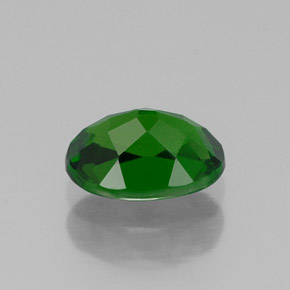Diopsido de cromo verde natural de 0,92 ct, corte óvalo, VVS
