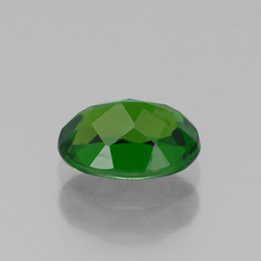 Diopsido de cromo verde natural de 0,91 ct, corte óvalo, VS-SI